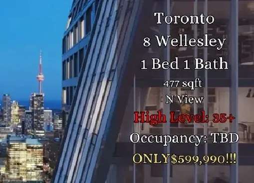 SELLING AT LOSS!! DT Toronto 1B Condo ONLY $59.9k!!