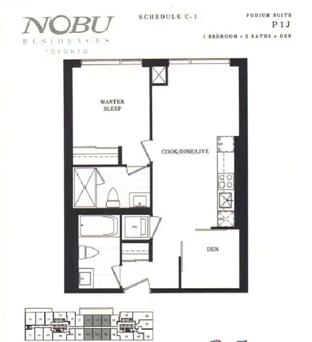 Nobu assignment under 1000$/ sqft !