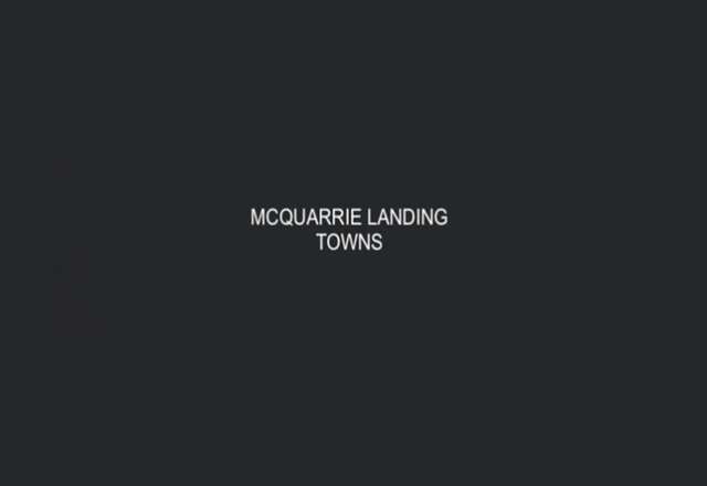 McQuarrie Landing Towns