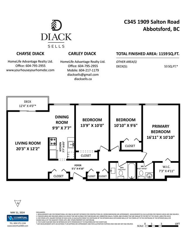 A $329,000.00 Apartment/Condo with 3 bedrooms in Central Abbotsford, Abbotsford